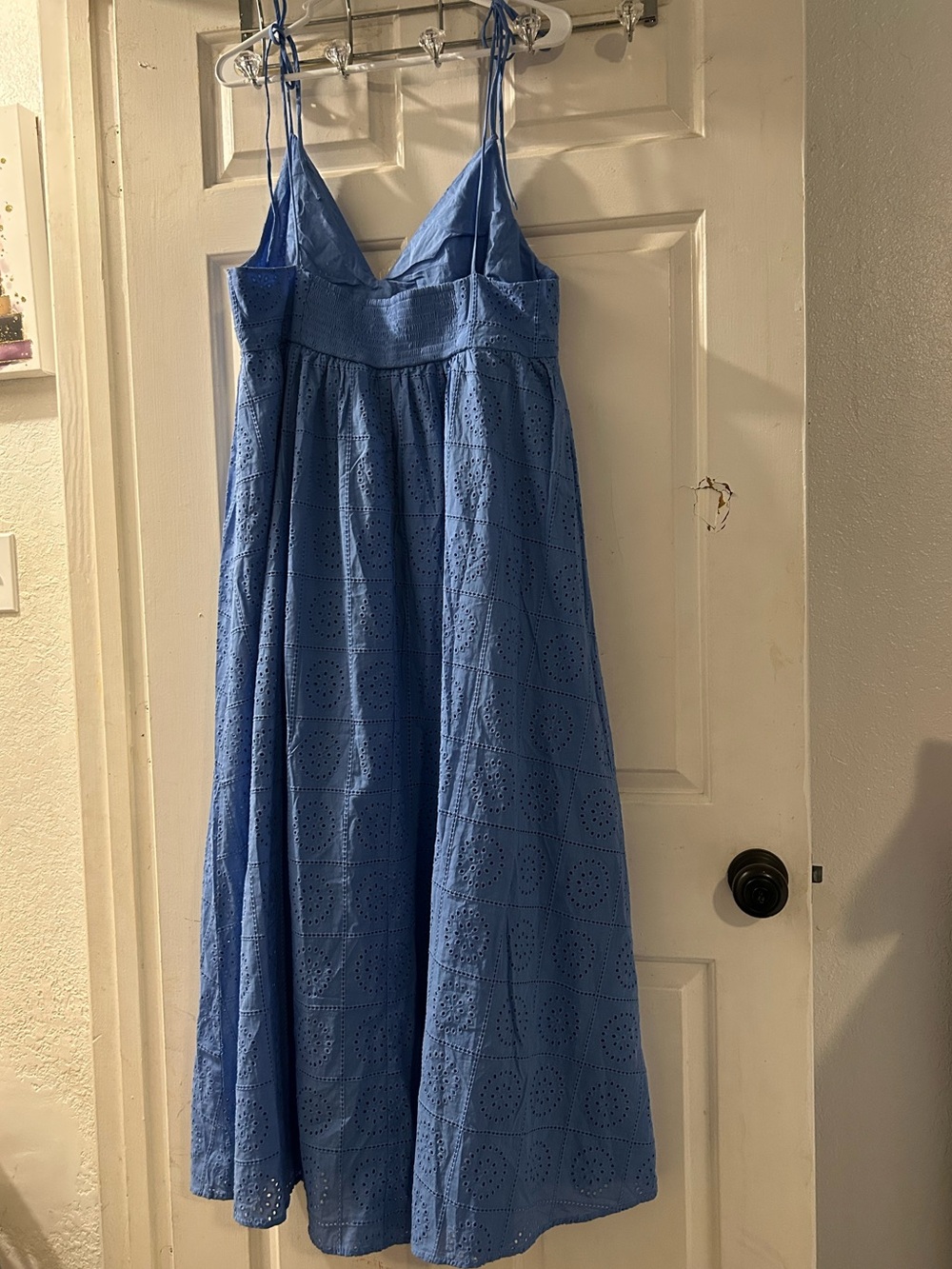 H&M Light Blue Eyelet Sundress - Picture 4 of 5